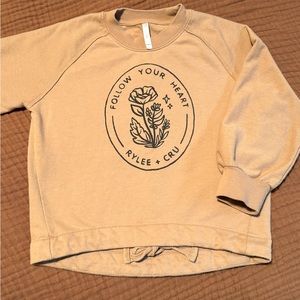 Rylee+cru girls sweater 4-5T like new condition